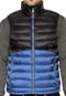 Colete Puffer Blue Bay Refined Gola Alta Azul - Marca Blue Bay