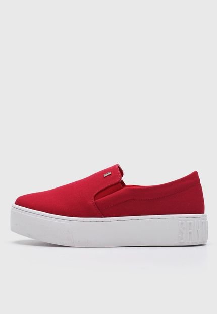 Slip On Flatform Santa Lolla Logo Vermelho - Marca Santa Lolla