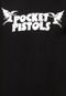 Camiseta Manga Curta Pocket Pistols Paranoid Preta - Marca Pocket Pistols