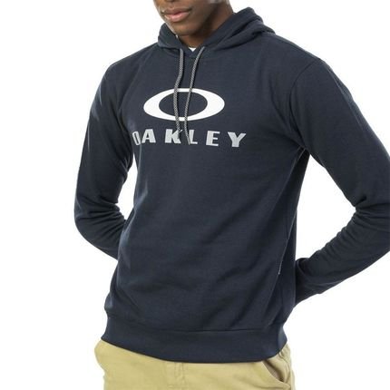 Moletom Oakley Canguru Dual Hoodie Masculino Azul Marinho - Marca Oakley
