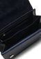 Bolsa Tiracolo Macadâmia Pequena Geométrica Azul-Marinho - Marca Macadâmia