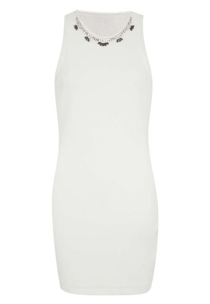 Vestido Colcci Slim Pearl Off-White - Marca Colcci