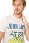 Camiseta John John Logo Off-White - Marca John John