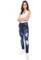 Calça Jeans Osmoze Skinny Destroyed Azul - Marca Osmoze