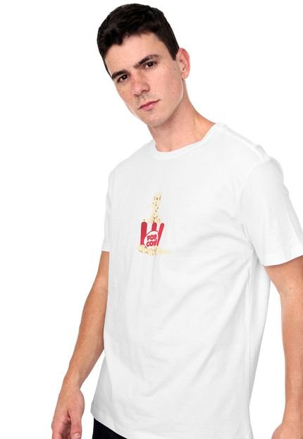 Camiseta Reserva Pipoca Branca - Marca Reserva