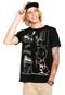 Camiseta Snoopy Ring Preta - Marca Snoopy