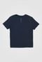 Camiseta Calvin Klein Kids Infantil Estampada Cinza/Azul-Marinho - Marca Calvin Klein Kids