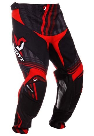 Calça de Motocross Scott MX 450 Series Vermelha