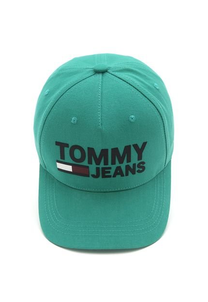 Boné Tommy Jeans Lettering Verde - Marca Tommy Jeans