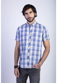 Camisa Checkered Morgan F Azul Ferouch