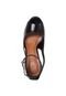 Peep Toe Via Mia Curve Preto - Marca Via Mia