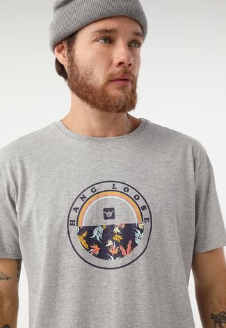Camiseta Hang Loose Rainbowfish Cinza