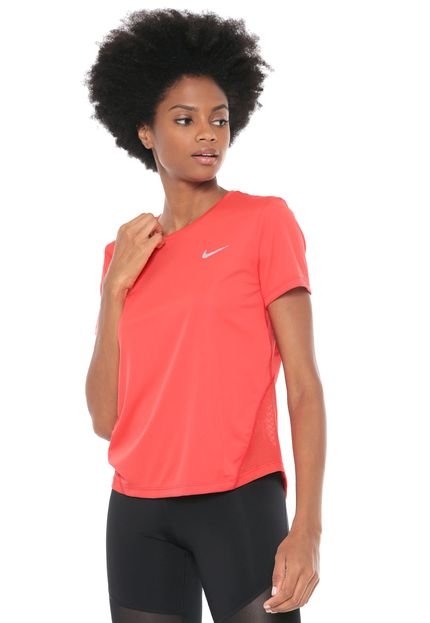 Camiseta Nike W Nk Miler Top Ss Pink - Marca Nike