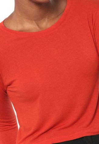 Blusa Cropped Redley Lisa Laranja