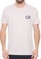 Camiseta Calvin Klein Bordada Rosa - Marca Calvin Klein