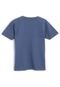 Camiseta Quiksilver Menino Estampa Azul - Marca Quiksilver