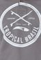 Camisa Polo Tropical Brasil Estampada Cinza - Marca Tropical Brasil