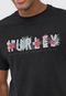 Camiseta Hurley Flourish Preta - Marca Hurley