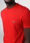 Camiseta Lacoste Algodão PIMA Logo Vermelha - Marca Lacoste