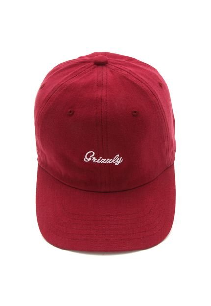 Boné Grizzly Late To The Game Dad Hat Vermelho - Marca Grizzly