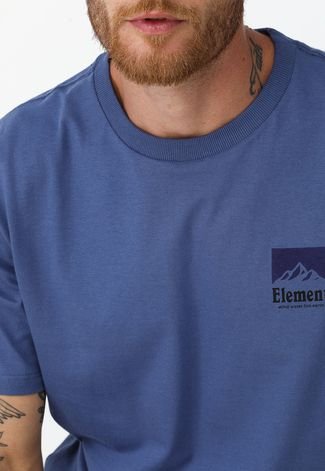 Camiseta Element Reta Ryder Azul