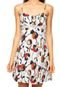 Vestido Fiya Lady Curto Floral Branco - Marca Fiya Lady