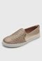 Slip On ANACAPRI Texturizado Dourado - Marca Anacapri