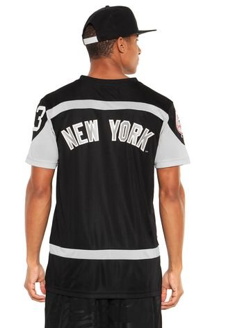 Camiseta New Era Sport Team 31 New York Preta/Azul