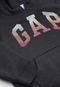 Blusa de Moletom GAP Logo Cinza - Marca GAP