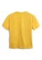 Camiseta Aeropostale Menino Lettering Amarela - Marca Aeropostale