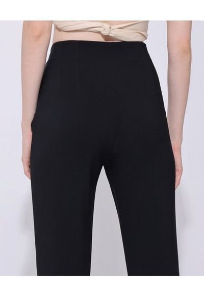 Pantalon Mujer Seven Negro En Poli ster Compra Ahora Dafiti