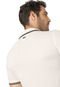 Camisa Polo Lacoste L!VE Reta Frisos Off-white/Preta - Marca Lacoste