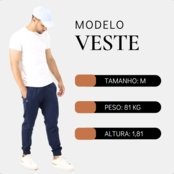 Calça Jogger Masculina Casual Tecido Tactel com Elastano Treino Academia - Marca KS