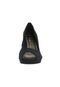 Peep Toe Via Marte Basic Preto - Marca Via Marte