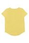Camiseta Colcci Fun Menina Frontal Amarela - Marca Colcci Fun