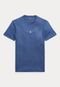 Camiseta Polo Ralph Lauren Reta Logo Azul - Marca Polo Ralph Lauren