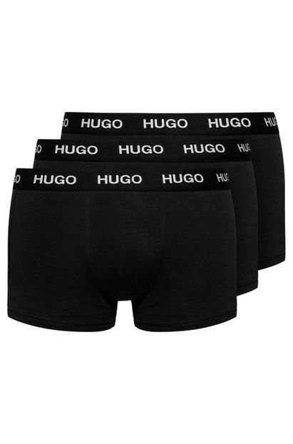 Conjunto 3 cuecas trunk HUGO Preto - Marca HUGO