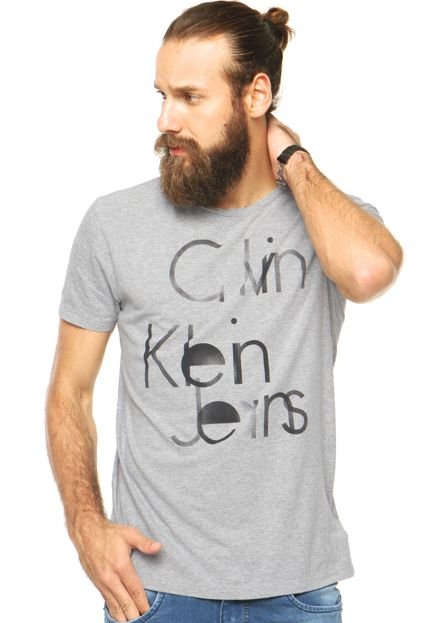 Camiseta Calvin Klein Jeans Cinza - Marca Calvin Klein Jeans