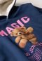 Conjunto Feminino Infantil Magic Bear Azul - Marca PLATINUM KIDS