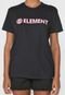 Camiseta Element Logo Preta - Marca Element