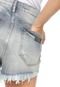 Short Jeans My Favorite Thing(s) Hot Pant Holográfico Azul - Marca My Favorite Things