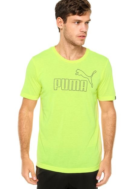 Camiseta Puma Active Nº 1Amarela - Marca Puma