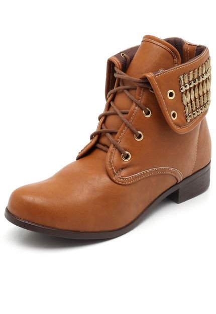 Bota FiveBlu Lapela Caramelo - Marca FiveBlu