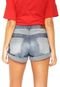 Short Jeans Be Red Boyfriend Azul - Marca Be Red