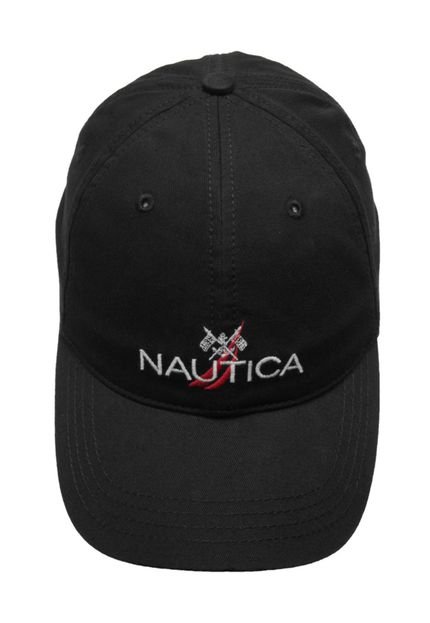 Boné Náutica Logo Preto - Marca Nautica