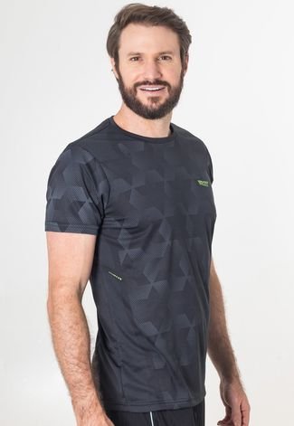 Camiseta Masculina Dry Fit De Treino Fitness Com Estampa