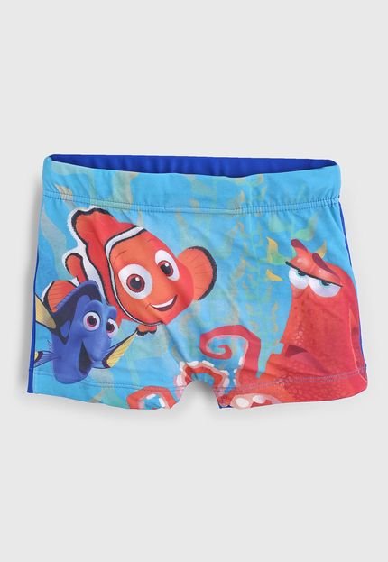 Short Tip Top Infantil Nemo Pixar Azul/Laranja - Marca Tip Top