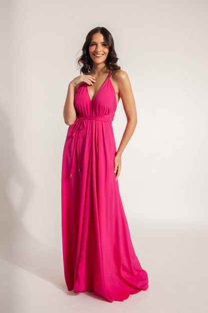 Vestido Havai  Rosa Pink - Marca VIC BRAND