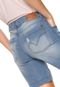 Bermuda Jeans Lunender Reta Azul - Marca Lunender