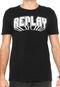 Camiseta Replay Replay 3D Preta - Marca Replay